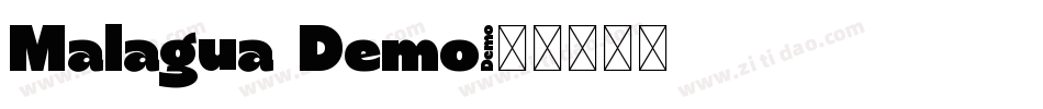 Malagua Demo字体转换